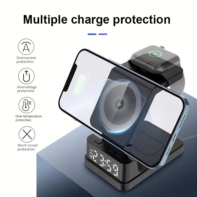 Smartwatch X12 - Magnetyczna ładowarka bezprzewodowa 4 w 1