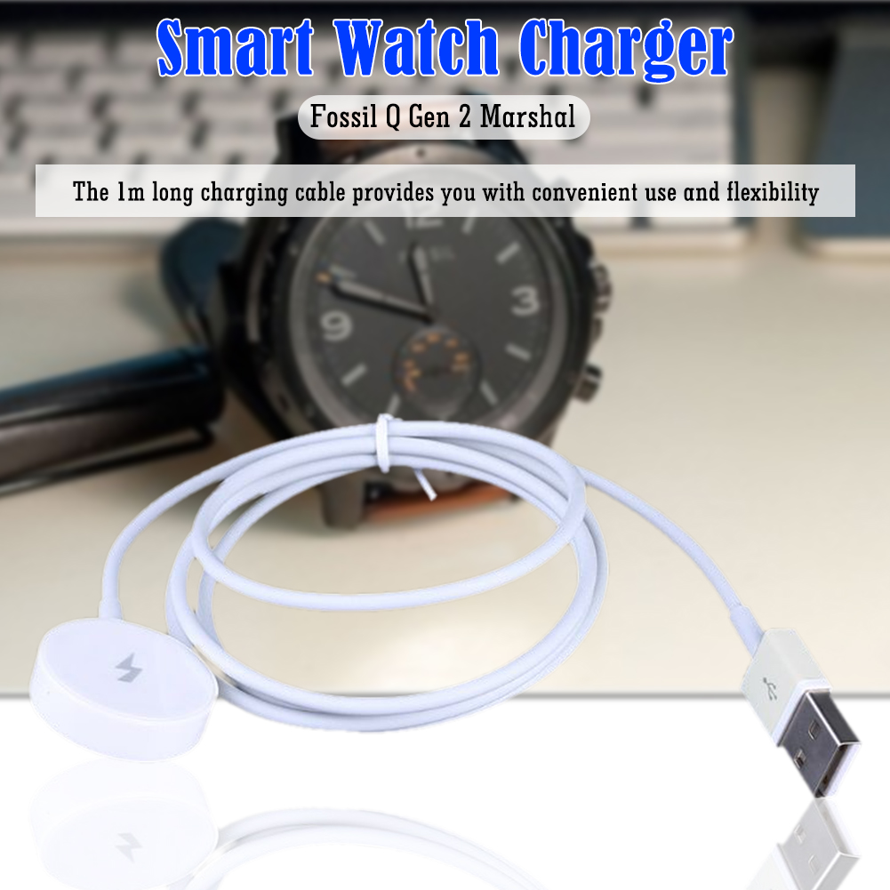 Fossil Smartwatch Accessories - 1m Magnetyczna ładowarka do smartwatcha, zabezpieczenie