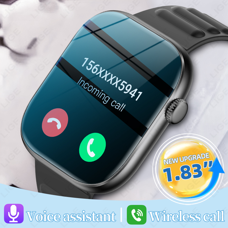 Smartwatch Custom - Smartwatch LIGE Męski 1.83” Ekran HD