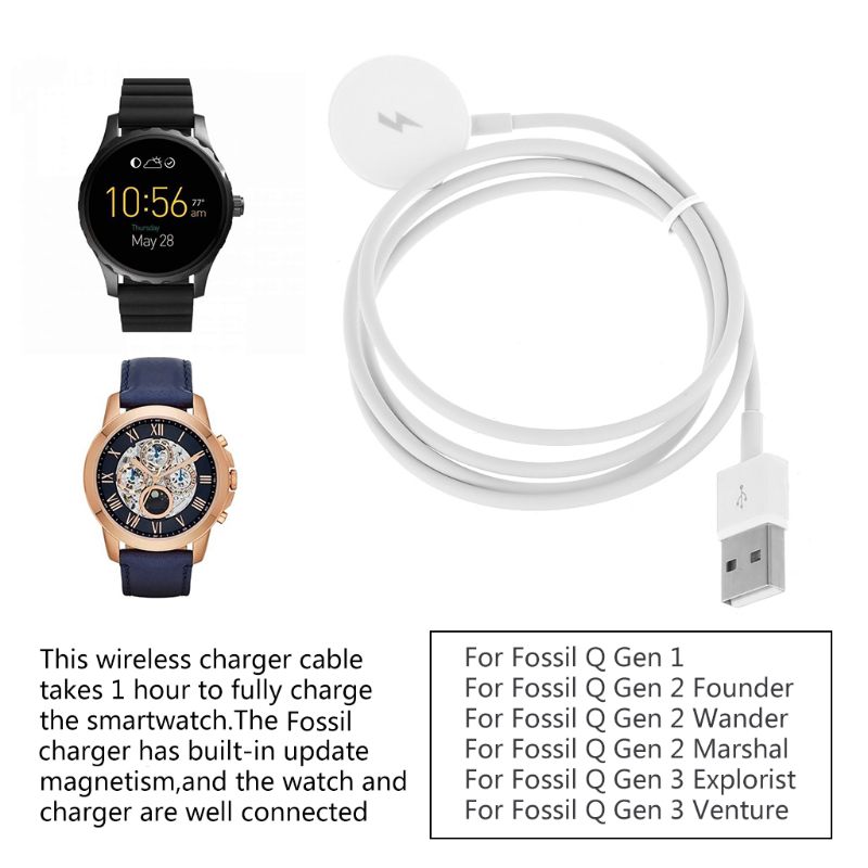 Adapter ładowarki USB do smart – Fossil Smartwatch Accessories recenzja i cena