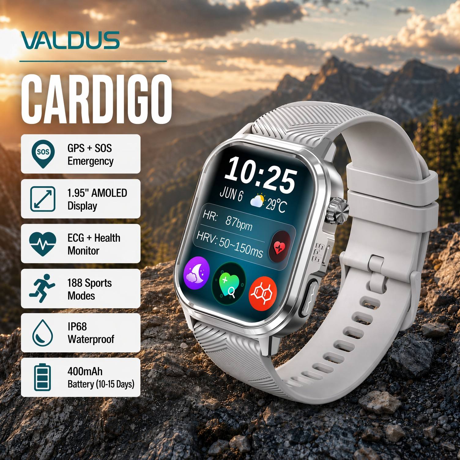 VALDUS CARDIGO Smartwatch dla  – Smartwatch Custom recenzja i cena