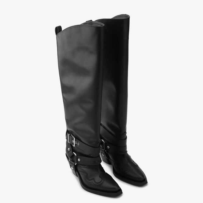 Damskie czarne skórzane kowboj – Leather Classic Strap recenzja i cena