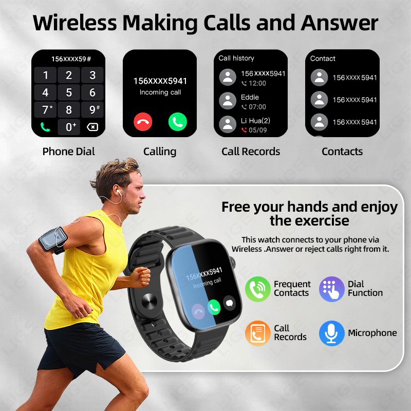 Smartwatch LIGE Męski 1.83” Ek – Smartwatch Custom recenzja i cena